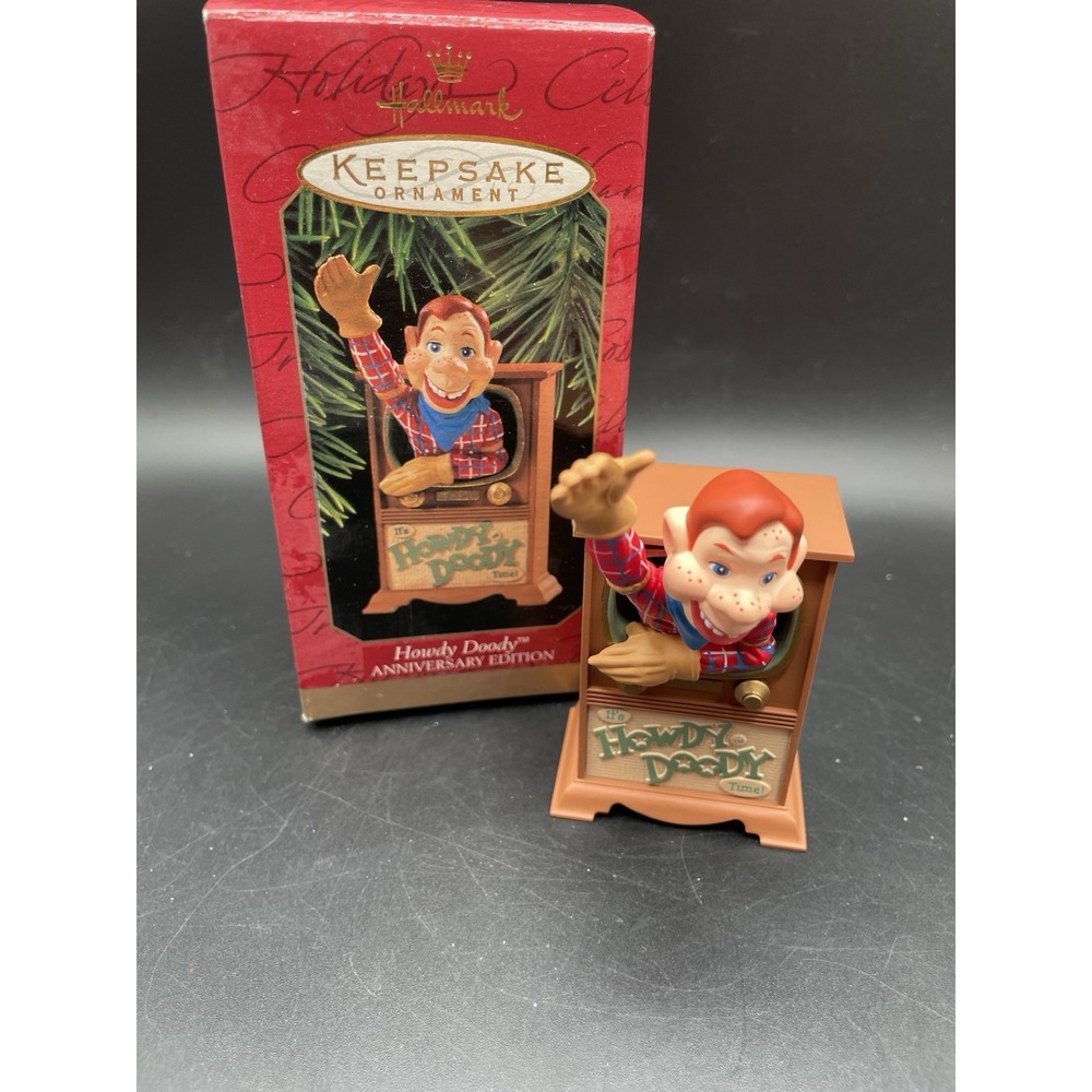 Vintage Hallmark Howdy Doody Anniversary Edit. Christmas Ornament In Orig Box
